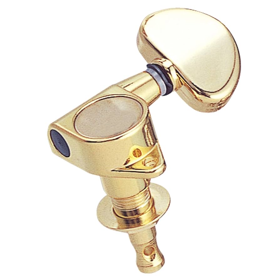 エレキギター用糸巻き( GOLD) YAMAHA ビンテージ エレキギター用 ゴールドペグ パーツ 糸巻き